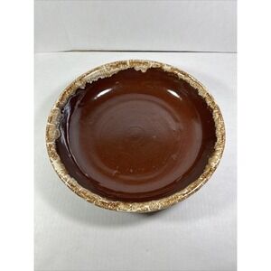 RRP Co Roseville Ohio Brown Drip‎ 15 Inch Pasta Large Serving Bowl